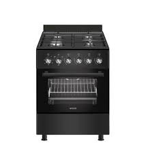 wiggo Wiggo WO-E603R(BB) Serie 3 - Gasfornuis - zwart - Afbeelding 1