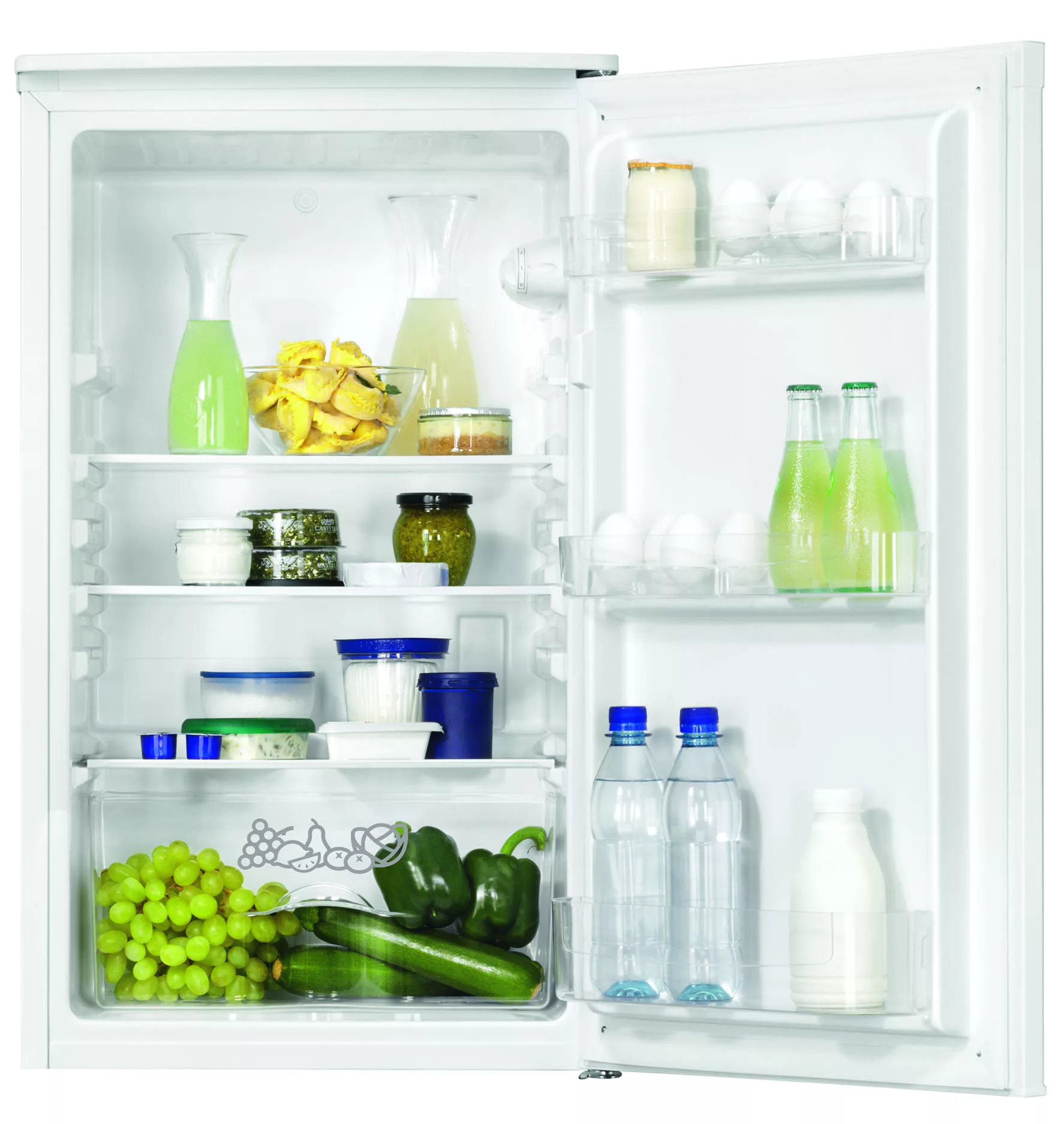 zanussi-zrg11600wa-2_1-jpg.webp Tafelmodel Koelkast van Zanussi zonder vriesvak - Afbeelding 1