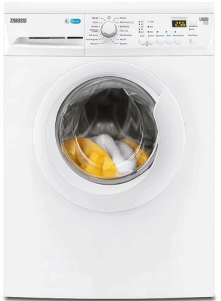 zanussi-zwf8141nw.jpg Zanussi ZWF8141NW wasmachine Voorbelading 8 kg 1400 TPM - Afbeelding 1