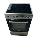 B-keus Fitelli FK6002RVS keramisch Fornuis 60CM met heteluchtoven- Grijs- 2 of 3 fase - Afbeelding 2