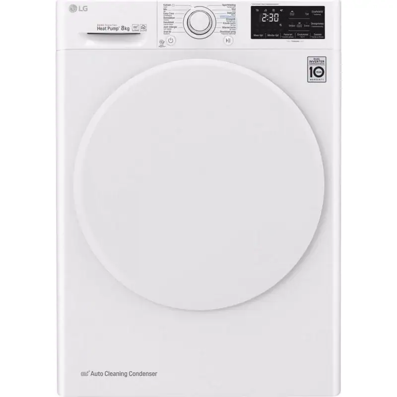 231-1-800x800h.jpg LG RC80U2AV0Q warmtepompdroger 8kg - Afbeelding 1