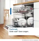 Bosch SMS4ETW00E Vrijstaande Vaatwasser 60 cm Wit - Afbeelding 13
