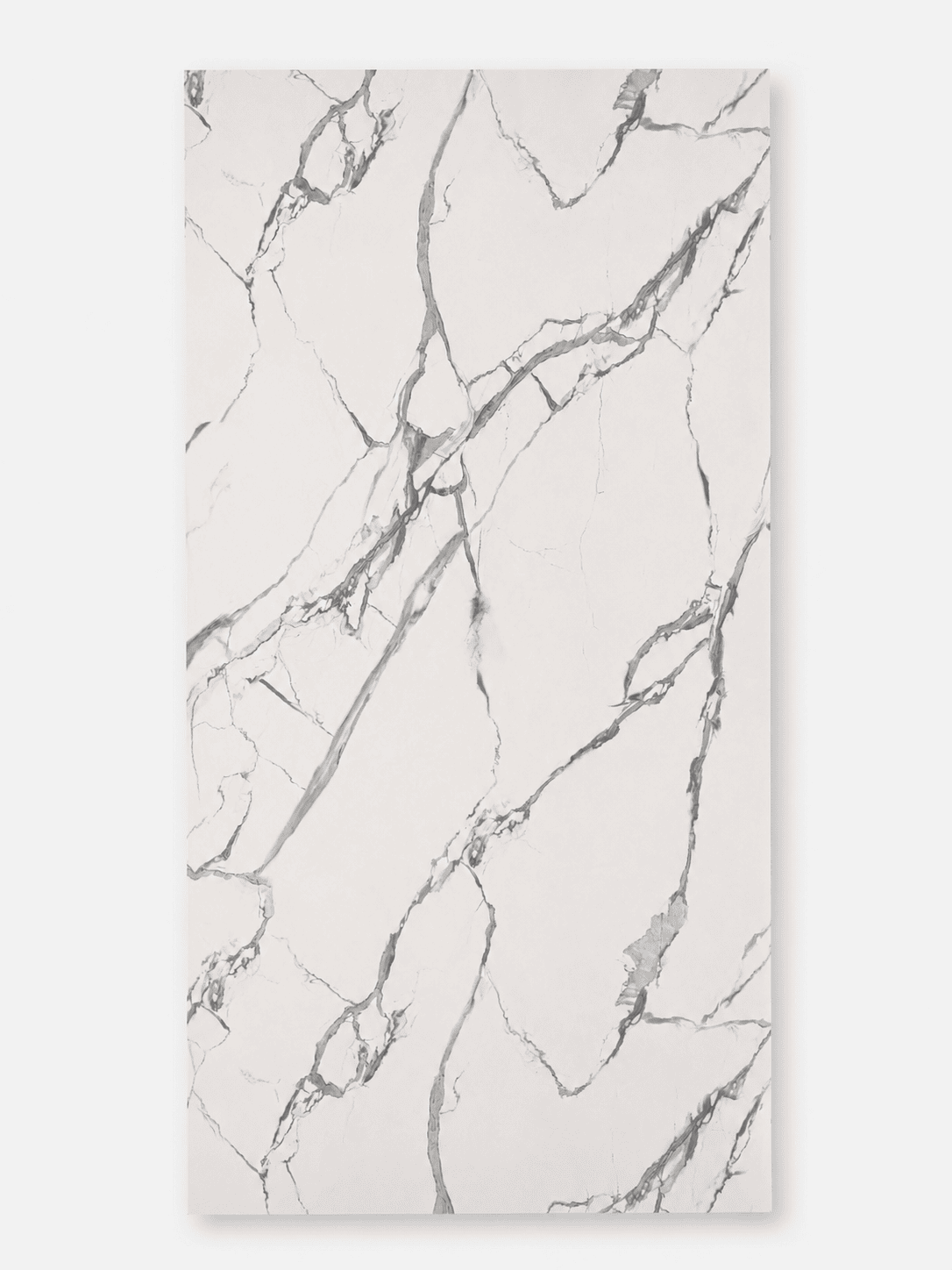 ChatGPT Image 6 jun 2026, 12_06_59 PVC Wandpaneel 8013 Carrara Wit Marmer Matt 260x120x0,3 cm - Afbeelding 1