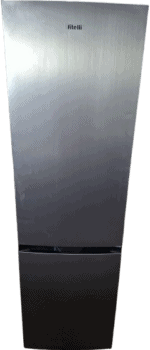 B-keus!! Fitelli KV253INOX1 Koel-vriescombinatie – 180 cm Hoog, 253 Liter, No Frost, INOX - Afbeelding 2