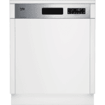 BEKO BDSN36451X Half-geïntegreerde Inbouwvaatwasser 60cm