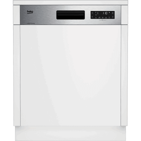 104901_afbeelding_642 BEKO BDSN36451X Half-geïntegreerde Inbouwvaatwasser 60cm - Afbeelding 1