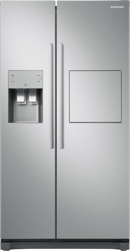 436x840 Gebruikte Samsung RS50N3903SA/EF - Amerikaanse koelkast - Zilver met ijsdispencer en mini bar - Afbeelding 1