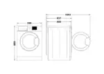 Outlet!! Hotpoint/Ariston NBB 8258 WDV IL Wasmachine 8 kg - Afbeelding 12
