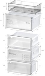 Bosch KGN39VXCT - Serie 4 - Koel-vriescombinatie zwart 203CM Energielabel C - Afbeelding 9