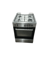 Inventum VFG6012RVS Vrijstaand Gasfornuis Zwart/RVS 60cm - Afbeelding 4