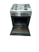 Inventum VFG6012RVS Vrijstaand Gasfornuis Zwart/RVS 60cm - Afbeelding 2