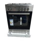 Nieuw met Schade!! Fitelli FG6001RVS Gasfornuis RVS grijs 60CM - Afbeelding 2