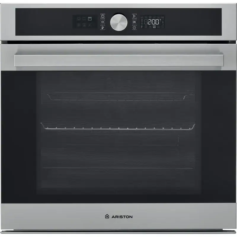 ariston-built-in-electric-oven-60-cm-71-liter-with-fan-digital-stainless-steel-fi5851cixa Ariston FI5851CIXA Inbouw Elektrische Oven 60 cm 71 Liter Met Ventilator Digitaal Roestvrij Staal - Afbeelding 1