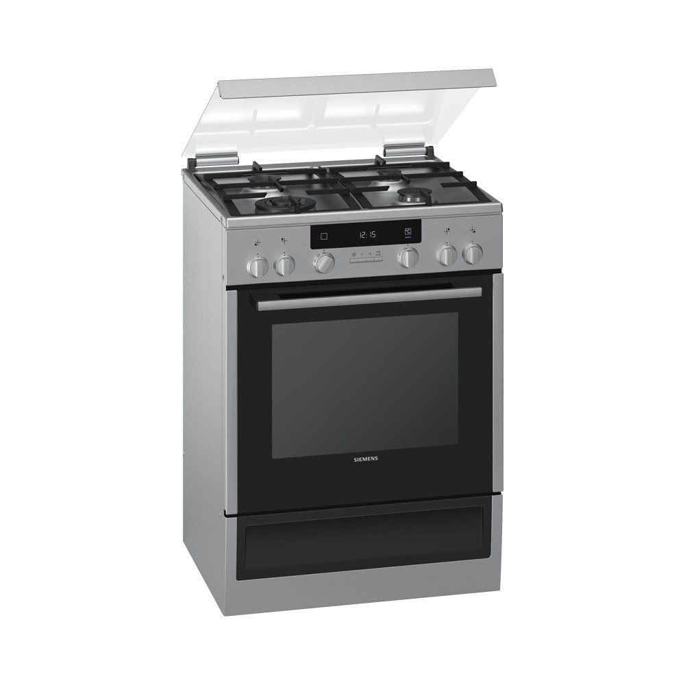 siemens-hx74w535n-gasfornuis-budgetplan-keukens-i_1 Siemens HX74W535N Vrijstaand Gasfornuis met Elektrische Oven RVS - Afbeelding 1
