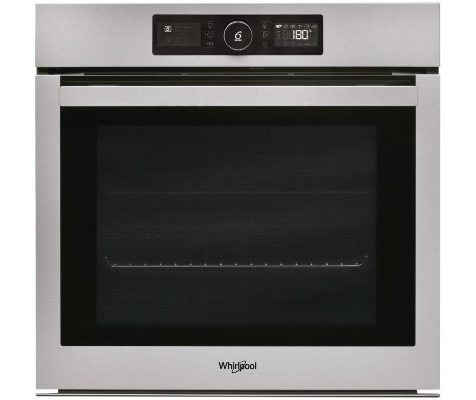 whirlpool-AKZ9_6220_IX_1 Whirlpool AKZ9753IX roestvrijstalen pyrolyse-inbouwoven 73 liter - Afbeelding 1