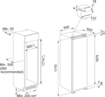 Franke FSDF 330 NFNEE - inbouw vriezer 178 nismaat - wit - Afbeelding 2