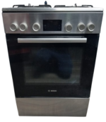 Bosch HGD445150N Vrijstaand Gasfornuis met RVS-afwerking en Elektrische Oven (60 cm) - Afbeelding 2