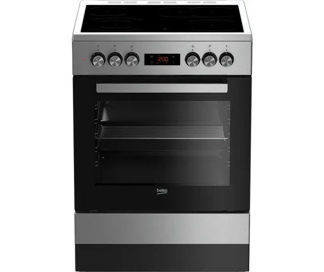 Beko-FSM67320GXS_3.png Beko FSM67320GXS - Keramisch Fornuis 60 cm RVS - Afbeelding 1