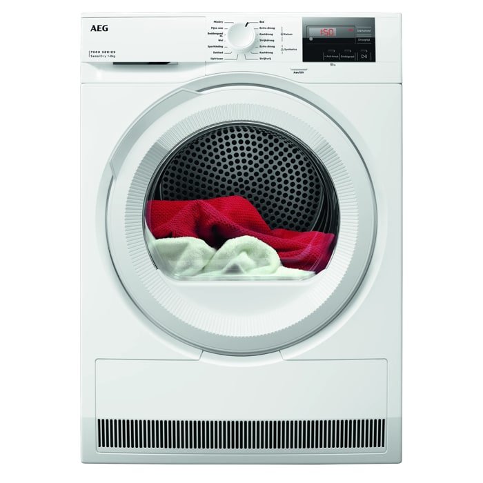 AEG TR72800 warmtepompdroger vooraanzicht